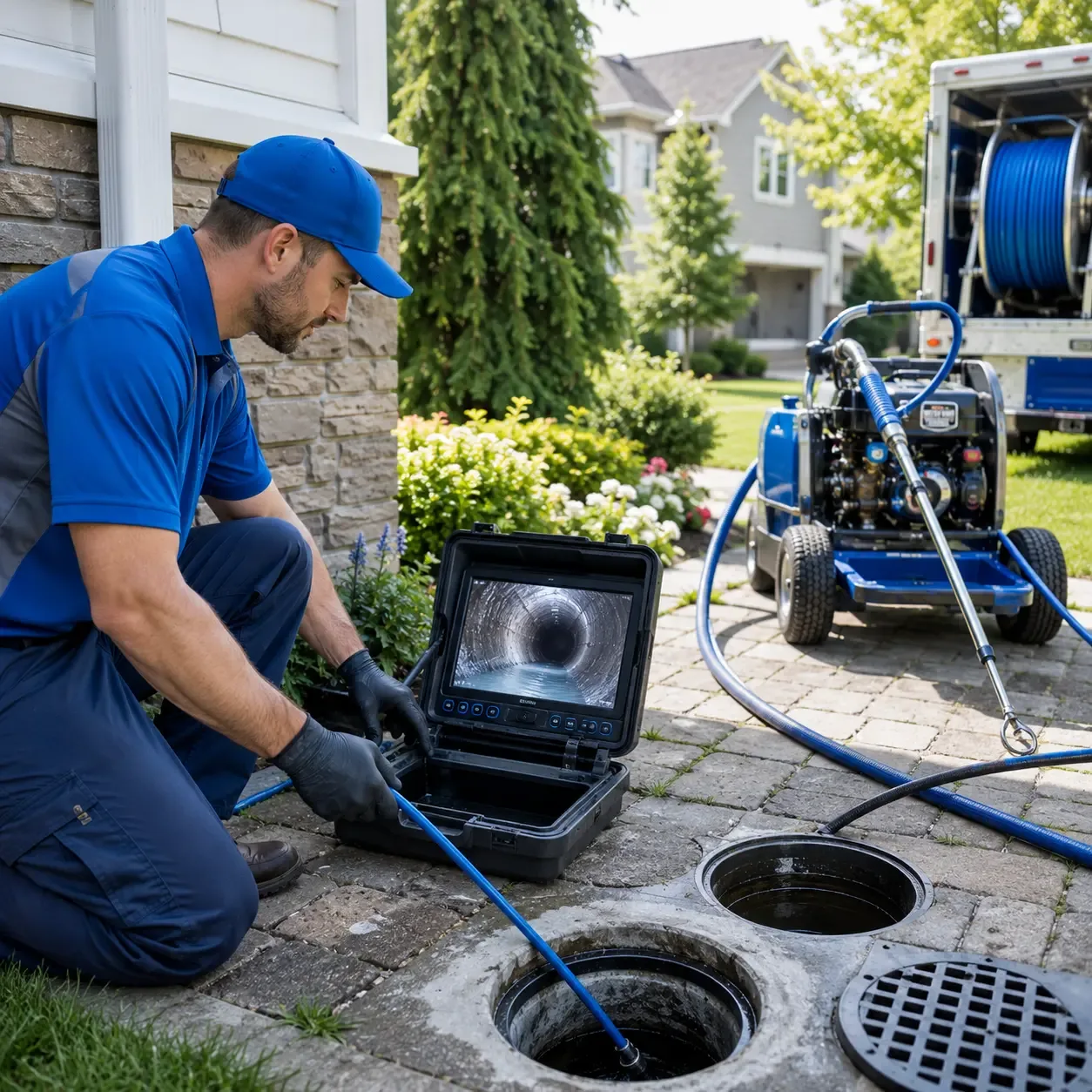 Outdoor drain cleaning professionals serving Hackett, AR